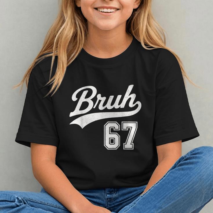 Baseball 6 7 Bruh Number 67 Six Seven Meme Boys Kids Graphic Youth Baseball 6 7 Bruh Number 67 Six Seven Meme Boys Kids Graphic Youth