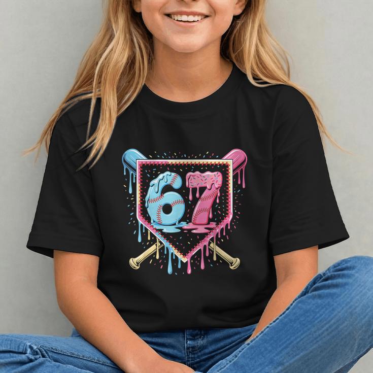 Baseball 67 Ice Cream Drip Six Seven Meme Boy Girl Kid Graphic Youth Baseball 67 Ice Cream Drip Six Seven Meme Boy Girl Kid Graphic Youth