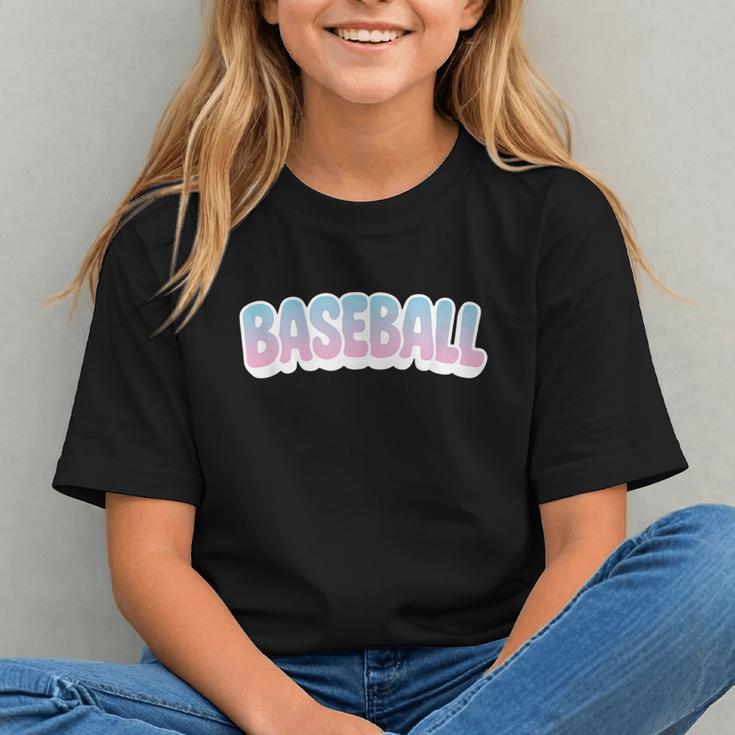 Baseball Bubble Letter Graphic Youth