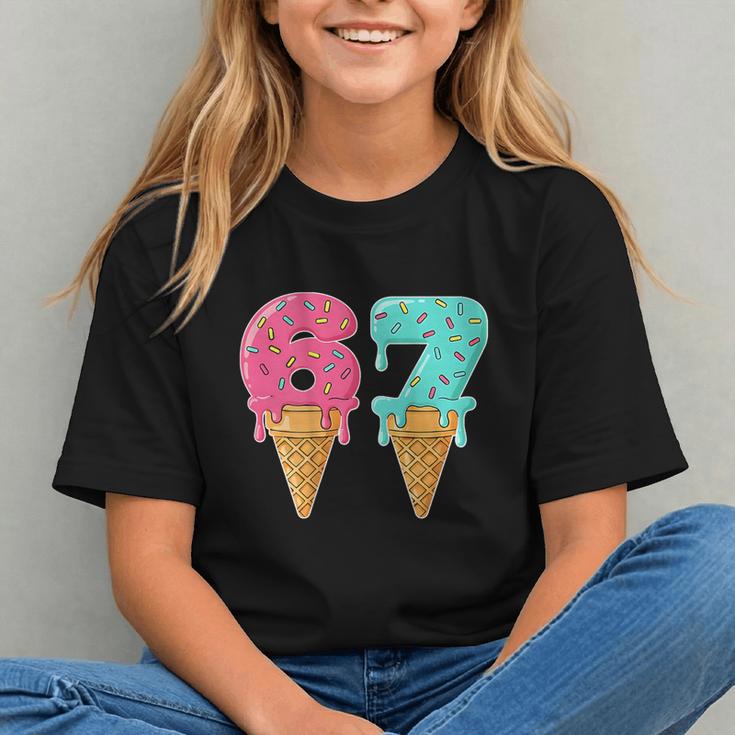 Baseball Drip Ice Cream 67 Baseball Graphic Youth