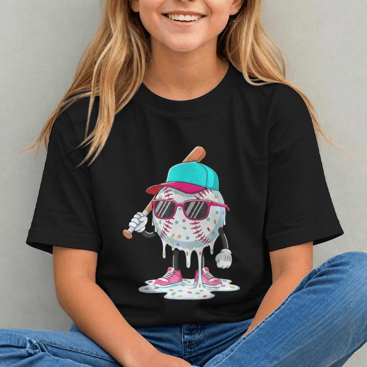 Baseball Drip Ice Cream Lifestyle Sprinkless Boy Kid Graphic Youth