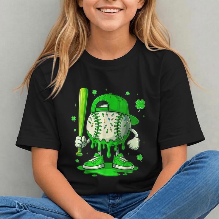 Baseball Drip Icecream Apparel Youth Boy St Patricks Day Graphic Youth