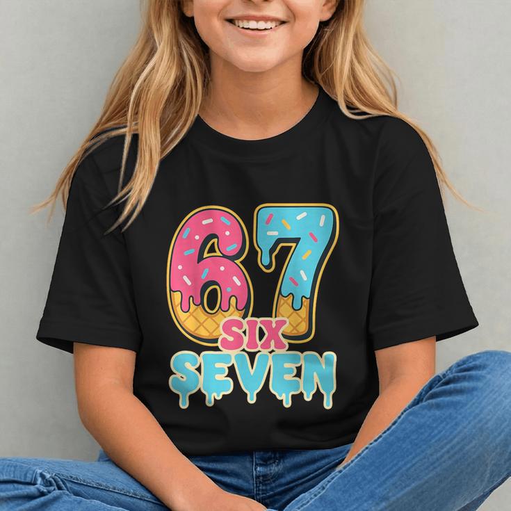 Baseball Drip Number 67 Player Trendy 6 7 Meme Graphic Youth