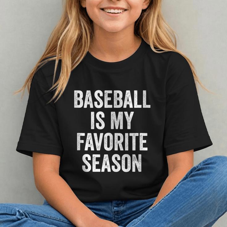 Baseball Is My Favorite Season Baseball Player Graphic Youth Baseball Is My Favorite Season Baseball Player Graphic Youth
