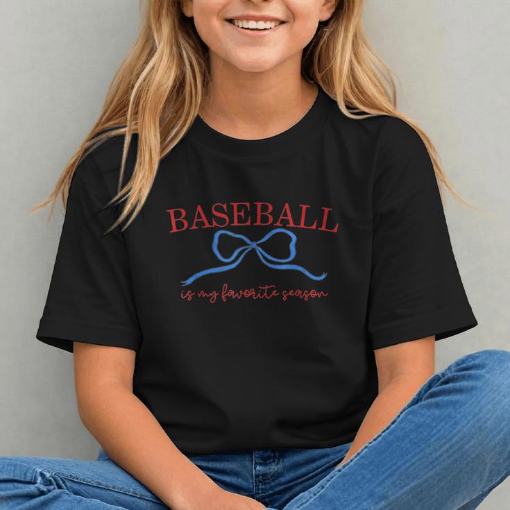 Baseball Is My Favorite Season Shirt Baseball Season Vibes Graphic Youth