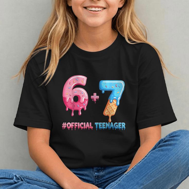 Baseball Ice Cream Drip 67 Official Teenager 13th Birthday Graphic Youth Baseball Ice Cream Drip 67 Official Teenager 13th Birthday Graphic Youth