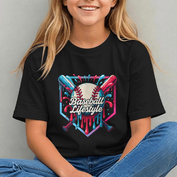 Baseball Lifestyle Shirt Youth Baseball Drip Icecream Boys Graphic Youth Baseball Lifestyle Shirt Youth Baseball Drip Icecream Boys Graphic Youth