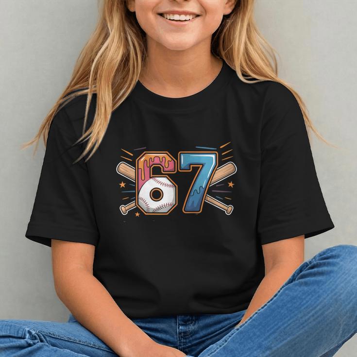 Baseball Lover Drip Number 67 Player 67th Birthday Meme Graphic Youth Baseball Lover Drip Number 67 Player 67th Birthday Meme Graphic Youth