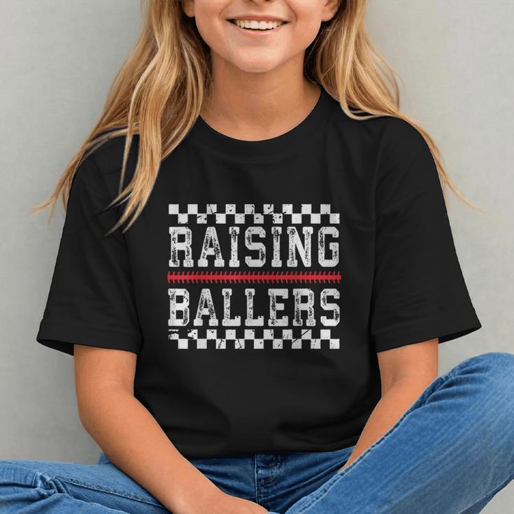 Baseball Player Raising Ballers Game Day Respect The Drip Graphic Youth Baseball Player Raising Ballers Game Day Respect The Drip Graphic Youth
