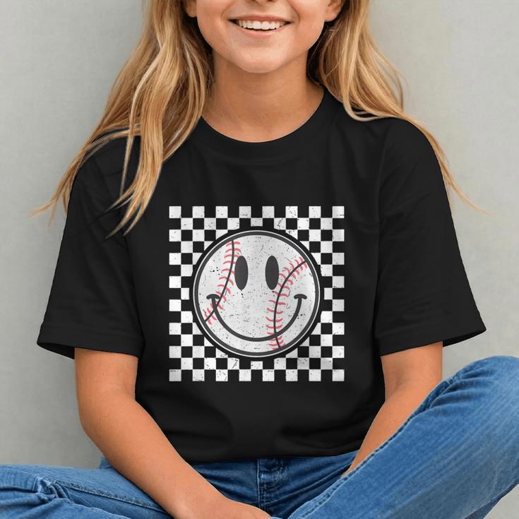 Baseball Season Happy Game Day Trendy Sports Vintage Graphic Youth