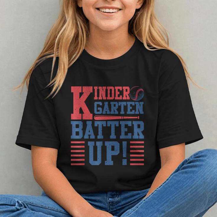 Batter Up for Kindergarten! Back to School Youth T-shirt