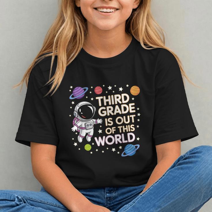 Blast Off to 3rd Grade! Space Back to School Youth T-shirt