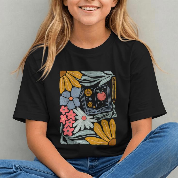 Blossom on the First Day! Boho Flower Back to School Youth T-Shirt Blossom on the First Day! Boho Flower Back to School Youth T-Shirt