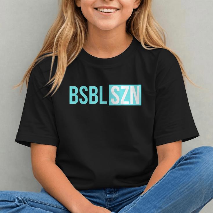 BSBL SZN Baseball Season Game Day Boys Girls Youth Graphic Youth