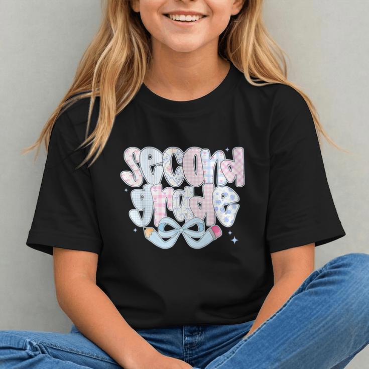 Charming Coquette Bow 2nd Grade Back to School Youth T-shirt Charming Coquette Bow 2nd Grade Back to School Youth T-shirt