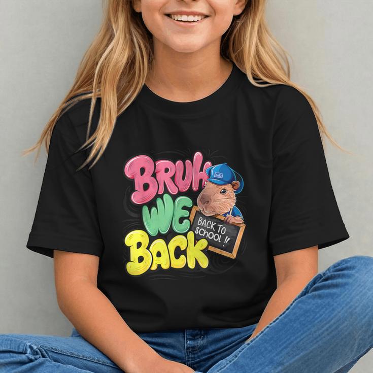 Chill Capybara First Day Vibes Back to School Youth T-shirt Chill Capybara First Day Vibes Back to School Youth T-shirt