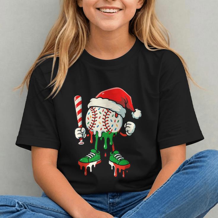 Christmas Baseball Drip For Boys Ice Cream Drip Baseball Graphic Youth Christmas Baseball Drip For Boys Ice Cream Drip Baseball Graphic Youth