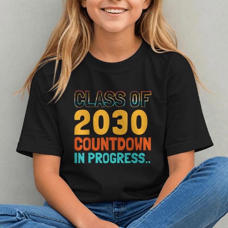 Class Of 2030 Countdown In Progress Fun Back To School Retro Graphic Youth Class Of 2030 Countdown In Progress Fun Back To School Retro Graphic Youth