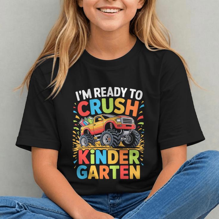 Crush Kindergarten! Fun Back to School Youth T-shirt