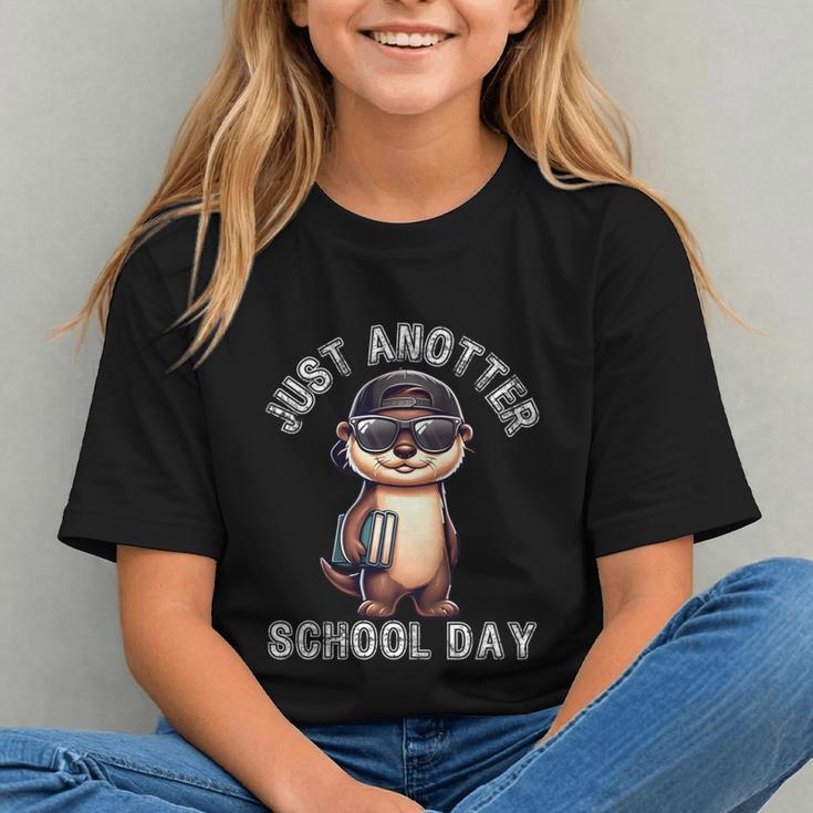 Cute Otterly Fun Back to School Youth T-shirt