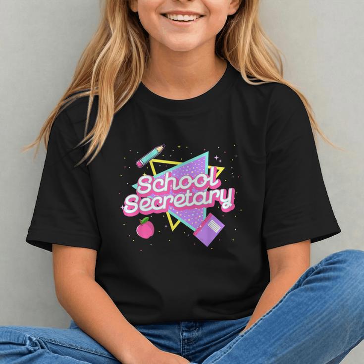 Cute School Secretary Shirt 80's 90's Back To School Graphic Youth Cute School Secretary Shirt 80's 90's Back To School Graphic Youth