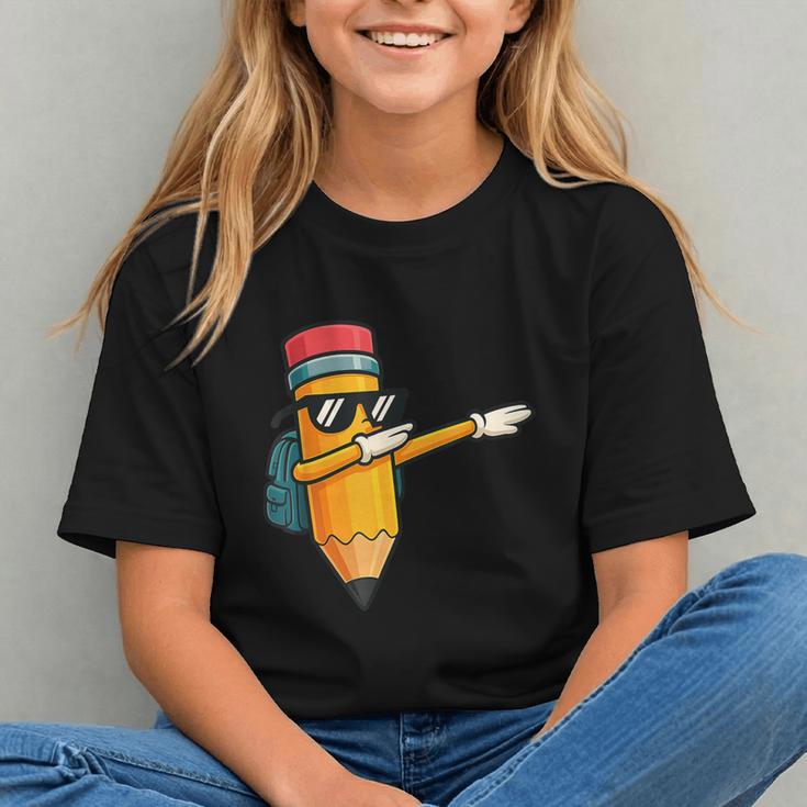 Dab into Back to School! Funny Dancing Pencil Youth T-Shirt