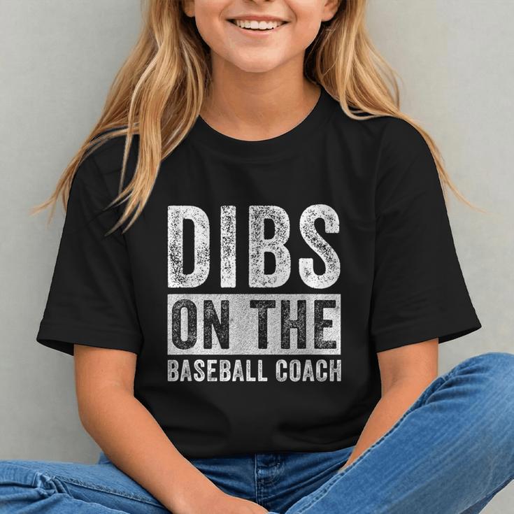 Dibs On The Baseball Coach Wife Girlfriend Graphic Youth Dibs On The Baseball Coach Wife Girlfriend Graphic Youth