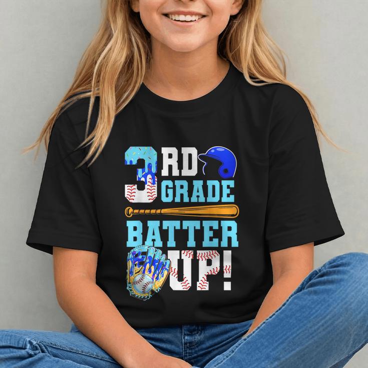 Dripping into 3rd Grade Baseball Back to School Youth T-Shirt