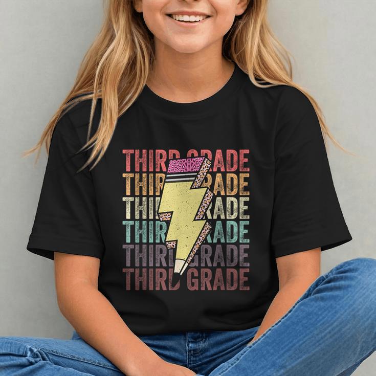 Electrify 3rd Grade! Lightning Pencil Back to School Youth T-shirt