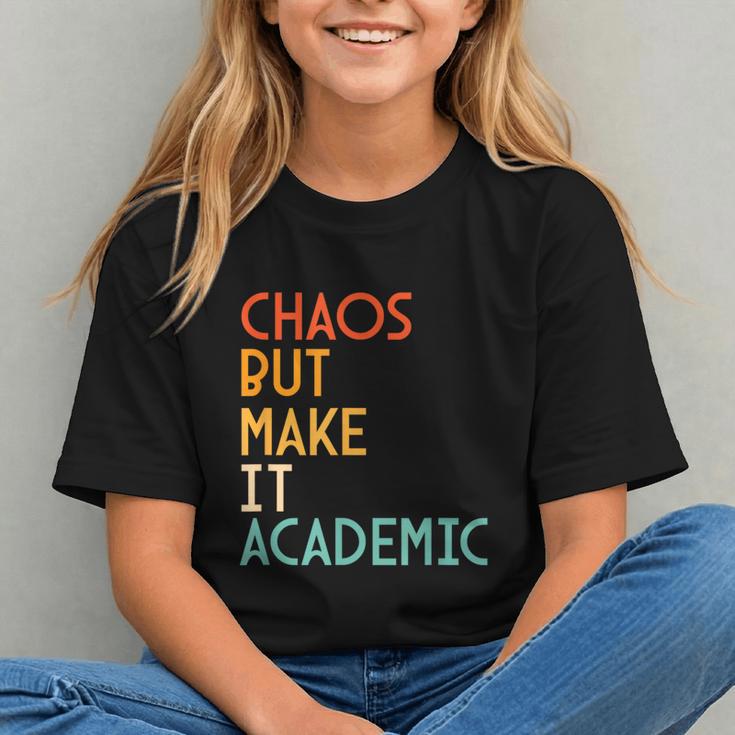Embrace Academic Chaos! Retro Back to School Youth T-shirt Embrace Academic Chaos! Retro Back to School Youth T-shirt