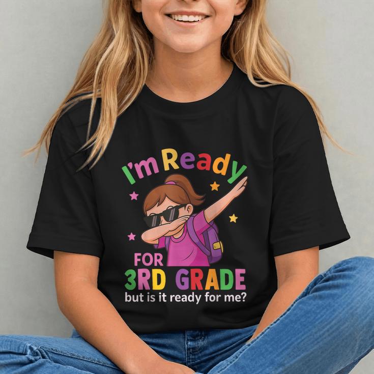 Excited for 3rd Grade! Back to School Girl Youth T-shirt