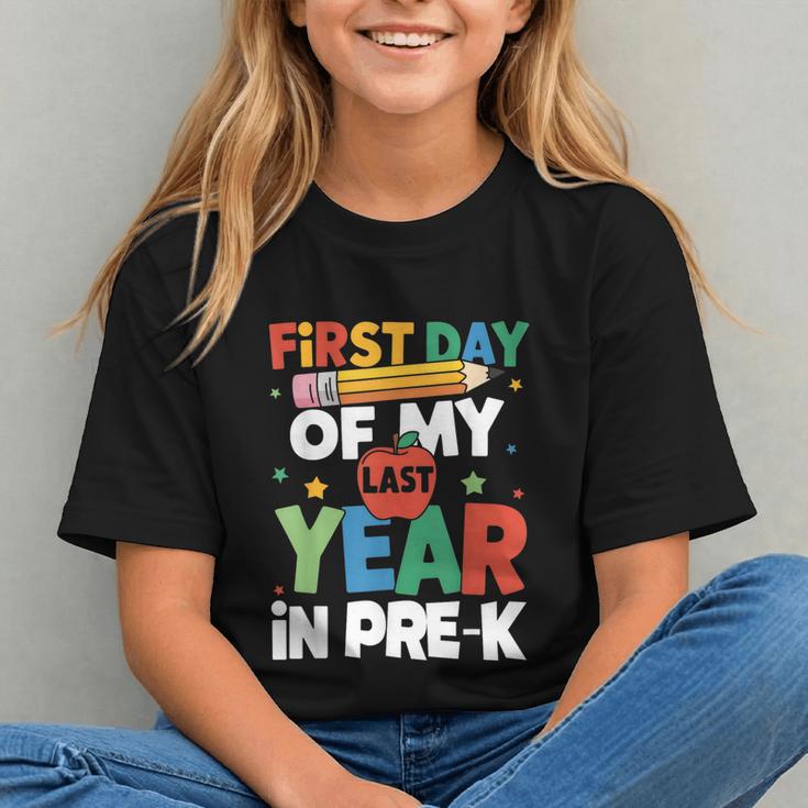 First Day Of My Last Year In Pre-k Back To School Graphic Youth