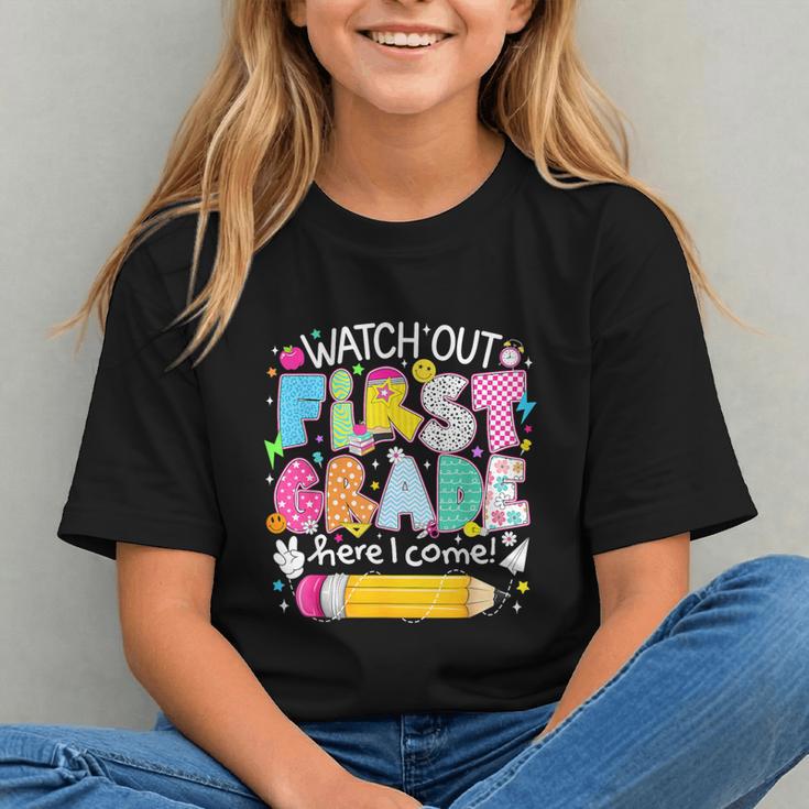 First Grade Here I Come! Back to School Youth T-Shirt First Grade Here I Come! Back to School Youth T-Shirt