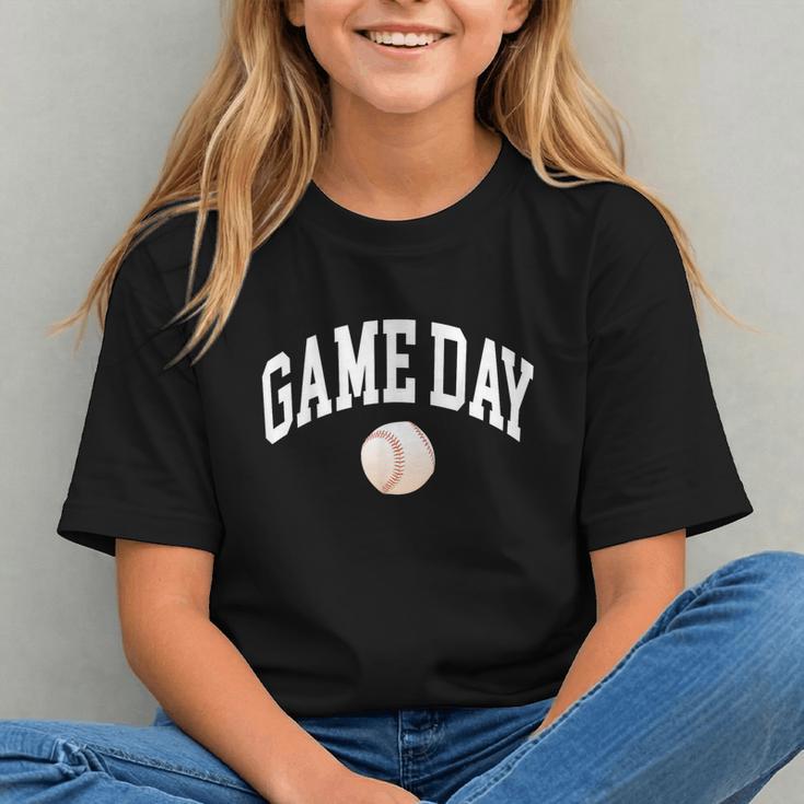Game Day Baseball Player And Fan Graphic Graphic Youth