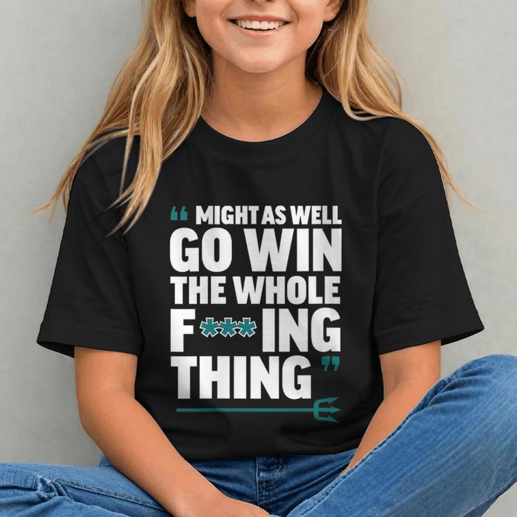 Might As Well Go Win The Whole Thing Baseball Apparel Graphic Youth