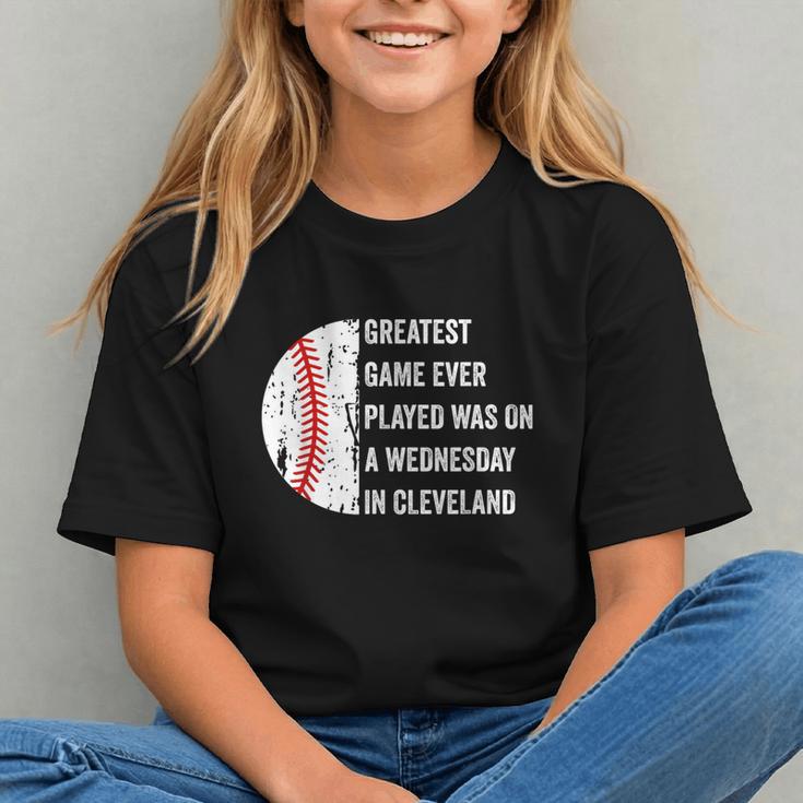 Greatest Game Ever Played Was In Cleveland 2016 Baseball Graphic Youth Greatest Game Ever Played Was In Cleveland 2016 Baseball Graphic Youth