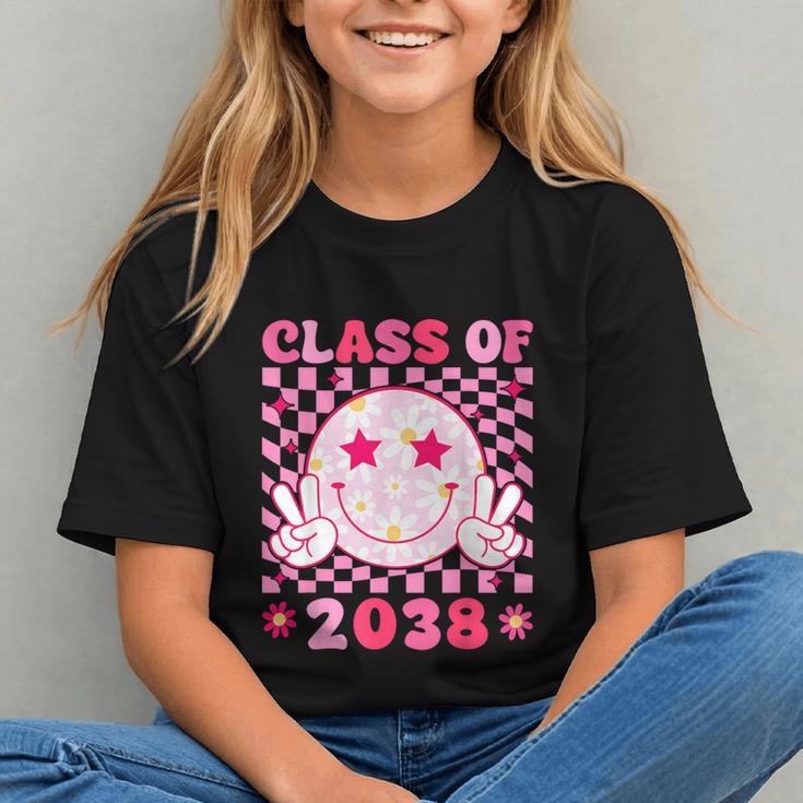 Groovy Class of 2038 Smile Face Back to School Youth T-Shirt Groovy Class of 2038 Smile Face Back to School Youth T-Shirt