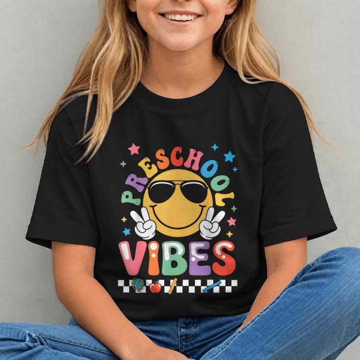 Groovy Preschool Vibes Back to School Youth T-Shirt