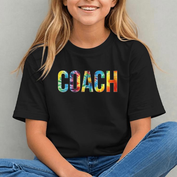 Groovy Tie Dye Coach Appreciation Back to School Youth T-Shirt Groovy Tie Dye Coach Appreciation Back to School Youth T-Shirt