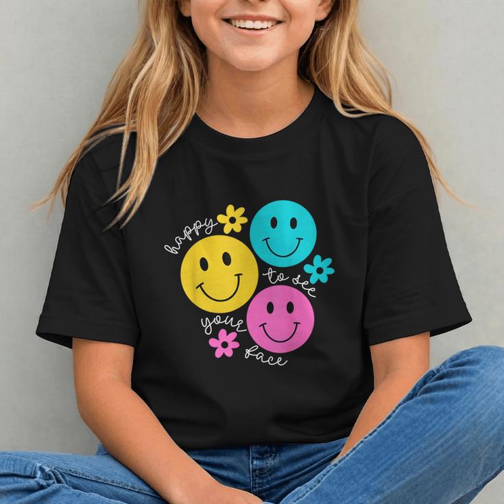 Happy To See Your Face Back To School First Day Of School Graphic Youth Happy To See Your Face Back To School First Day Of School Graphic Youth