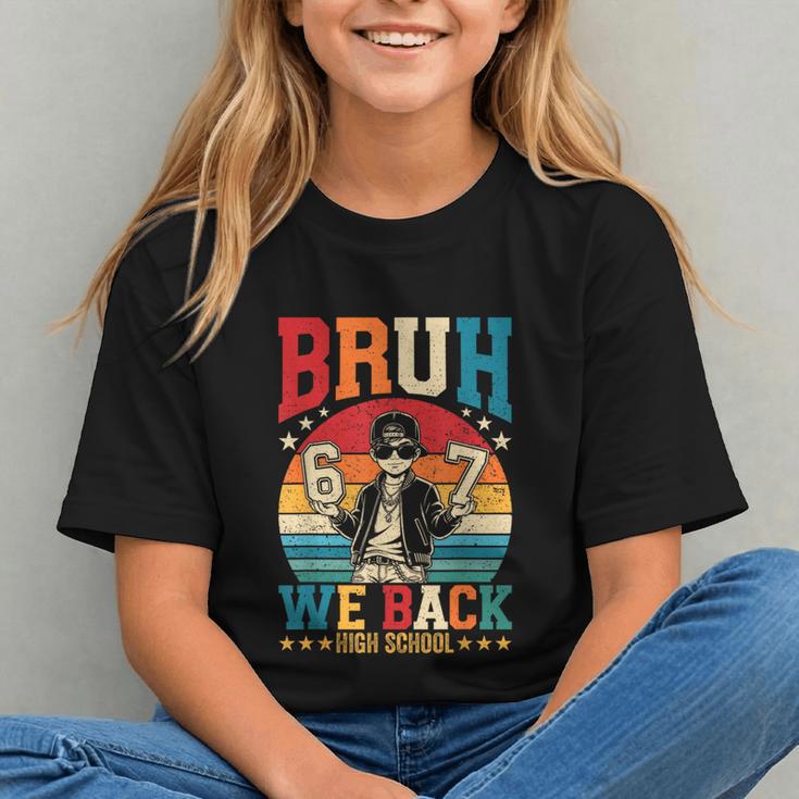 High School Meme Vibe: Bruh We Back Youth T-Shirt High School Meme Vibe: Bruh We Back Youth T-Shirt