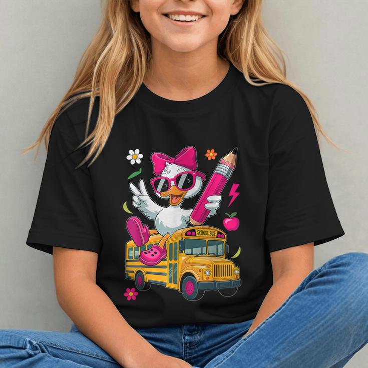 Honk Into the First Day! Cute Goose Back to School Youth T-shirt