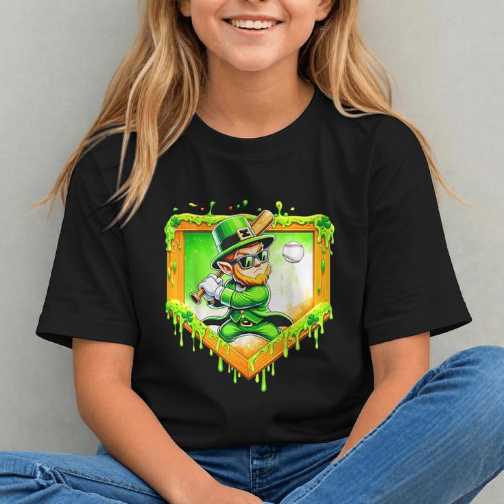 Leprechaun Baseball St Patricks Day Ice Cream Drip Men Boys Graphic Youth Leprechaun Baseball St Patricks Day Ice Cream Drip Men Boys Graphic Youth