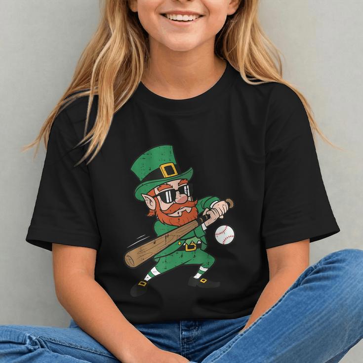 Leprechaun Baseball St Patricks Day Saint Pattys Men Boys Graphic Youth