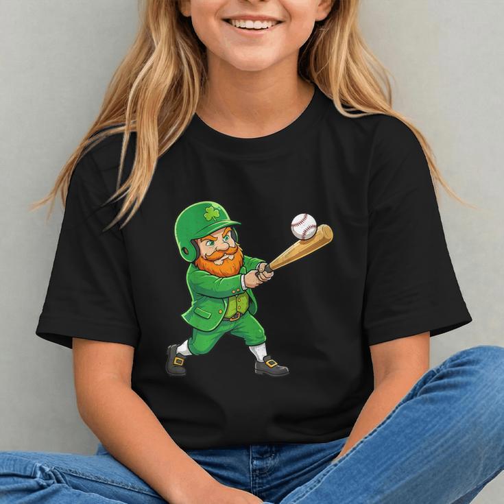 Leprechaun Playing Baseball St Patricks Day Men Boys Kids Graphic Youth Leprechaun Playing Baseball St Patricks Day Men Boys Kids Graphic Youth