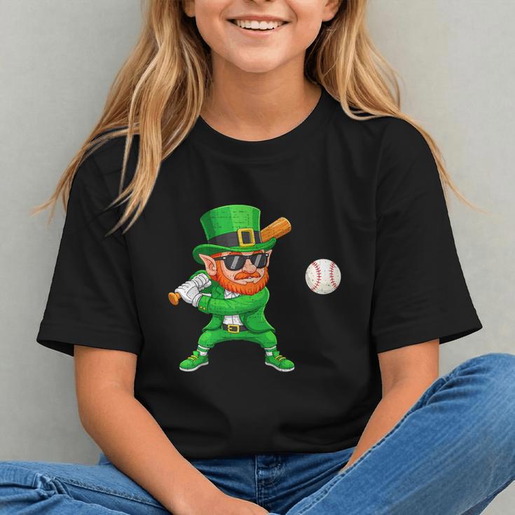 Leprechaun Playing Baseball St Patricks Day Sport Boys Graphic Youth Leprechaun Playing Baseball St Patricks Day Sport Boys Graphic Youth