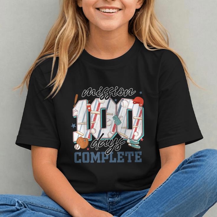 Mission 100 Days Complete Baseball 100th Day Of School Boys Graphic Youth
