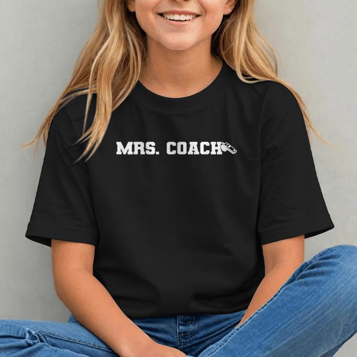 Mrs Coach Football Basketball Baseball Coach Wife Graphic Youth