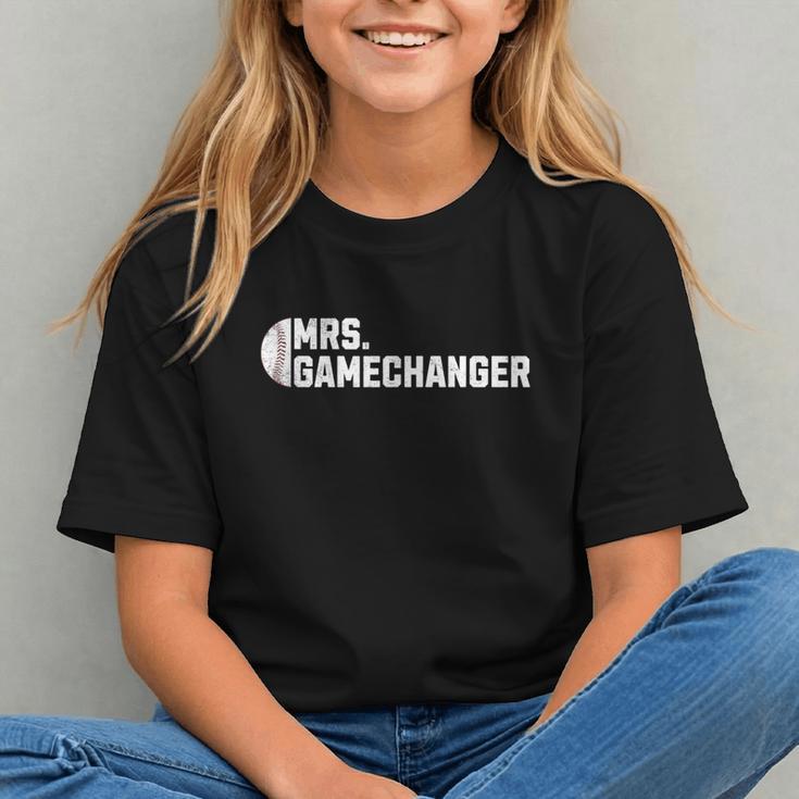 Mrs Gamechanger Baseball Scorekeeper Love Graphic Youth