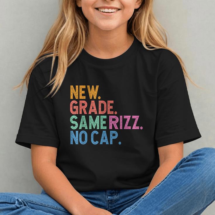 New Grade, Same Rizz! Back to School Youth T-shirt New Grade, Same Rizz! Back to School Youth T-shirt